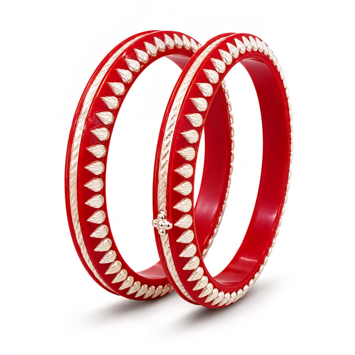 925 Sterling Silver Konkon Pola Bangles for Women / Traditional Bengali Bridal Pola